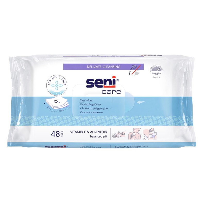 Салфетки влажные Seni Care 48 шт