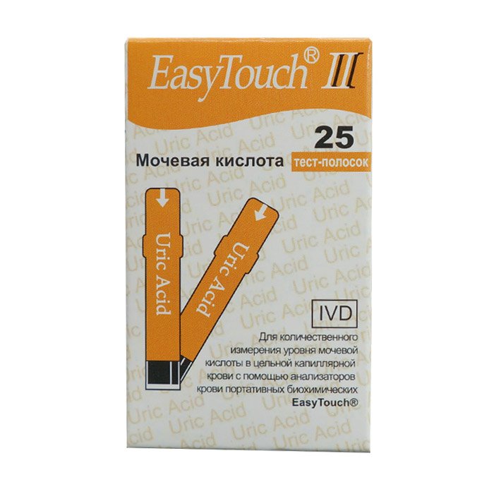 Тест-полоски EasyTouch мочевая кислота