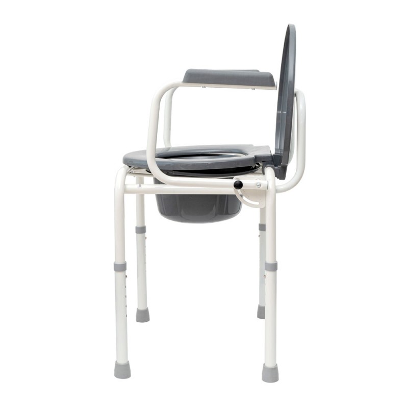 Кресло-туалет WC302, с откидными поручнями