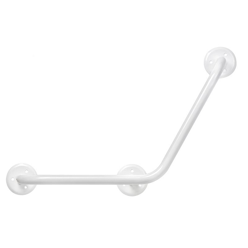 Угловой поручень 120° для ванной под правую руку, крепящийся к стене